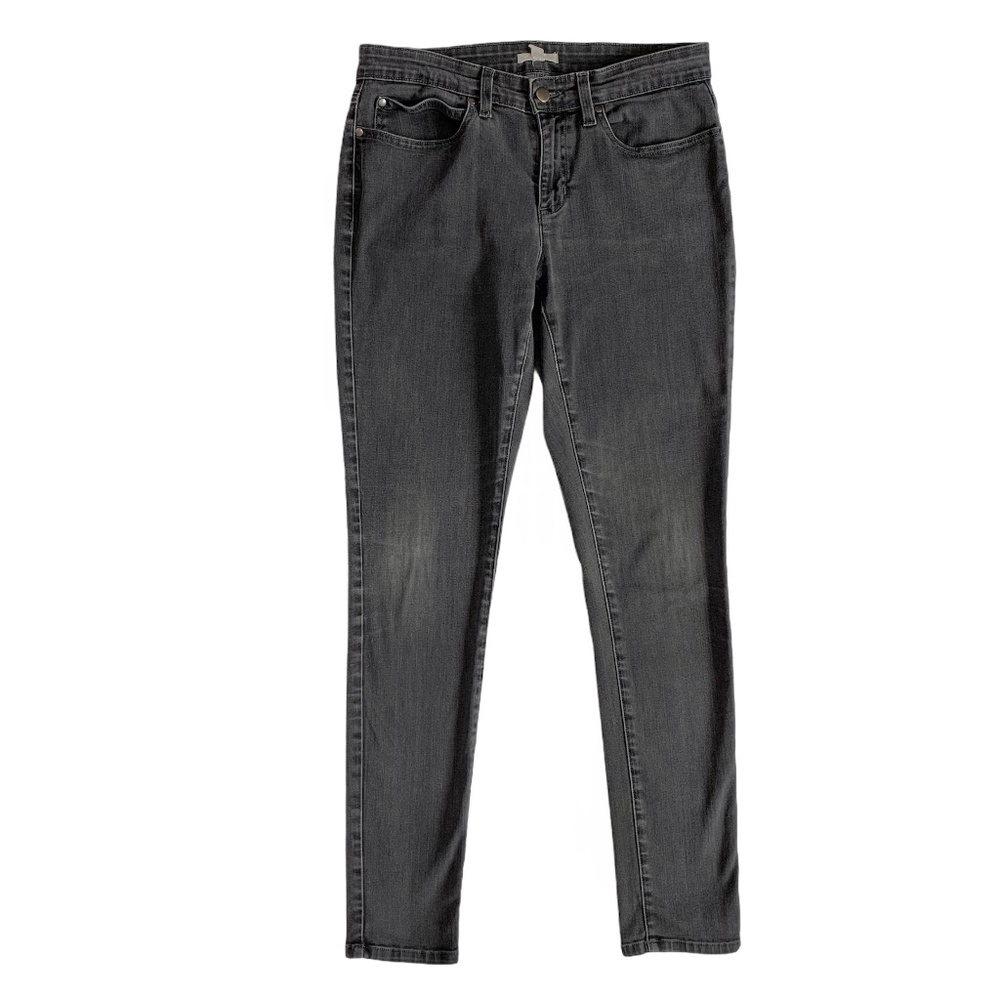 Eileen Fisher Gray Jeans Organic Cotton Size 8 - Picture 2 of 6